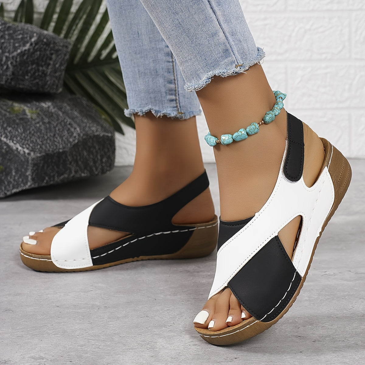 Angela - Crisscross Slingback Sandals