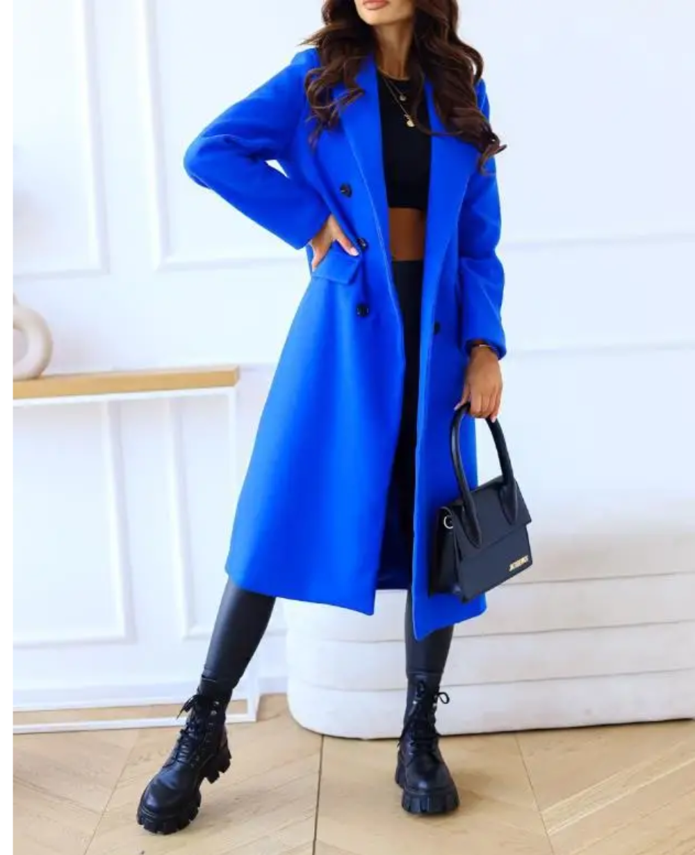 Karen - Fitted Wool Trench Coat