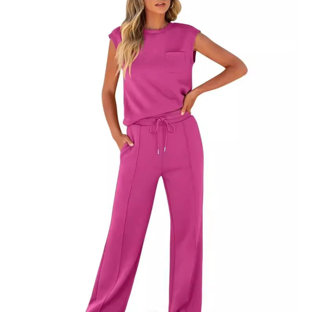 Women's Casual Summer Lounge Co-Ord Set