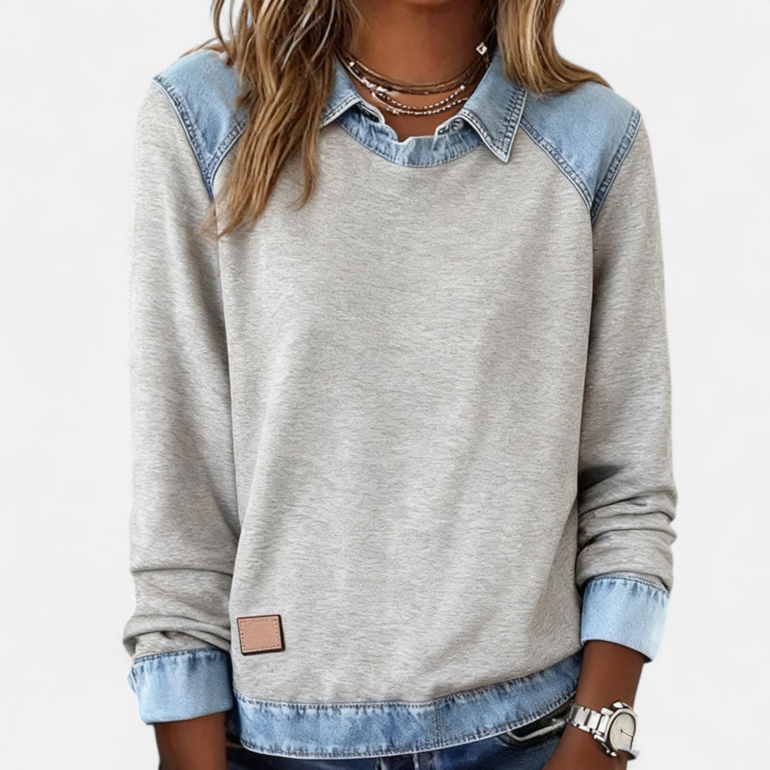 Women's Long Sleeve Casual Pullover Sweatshirt