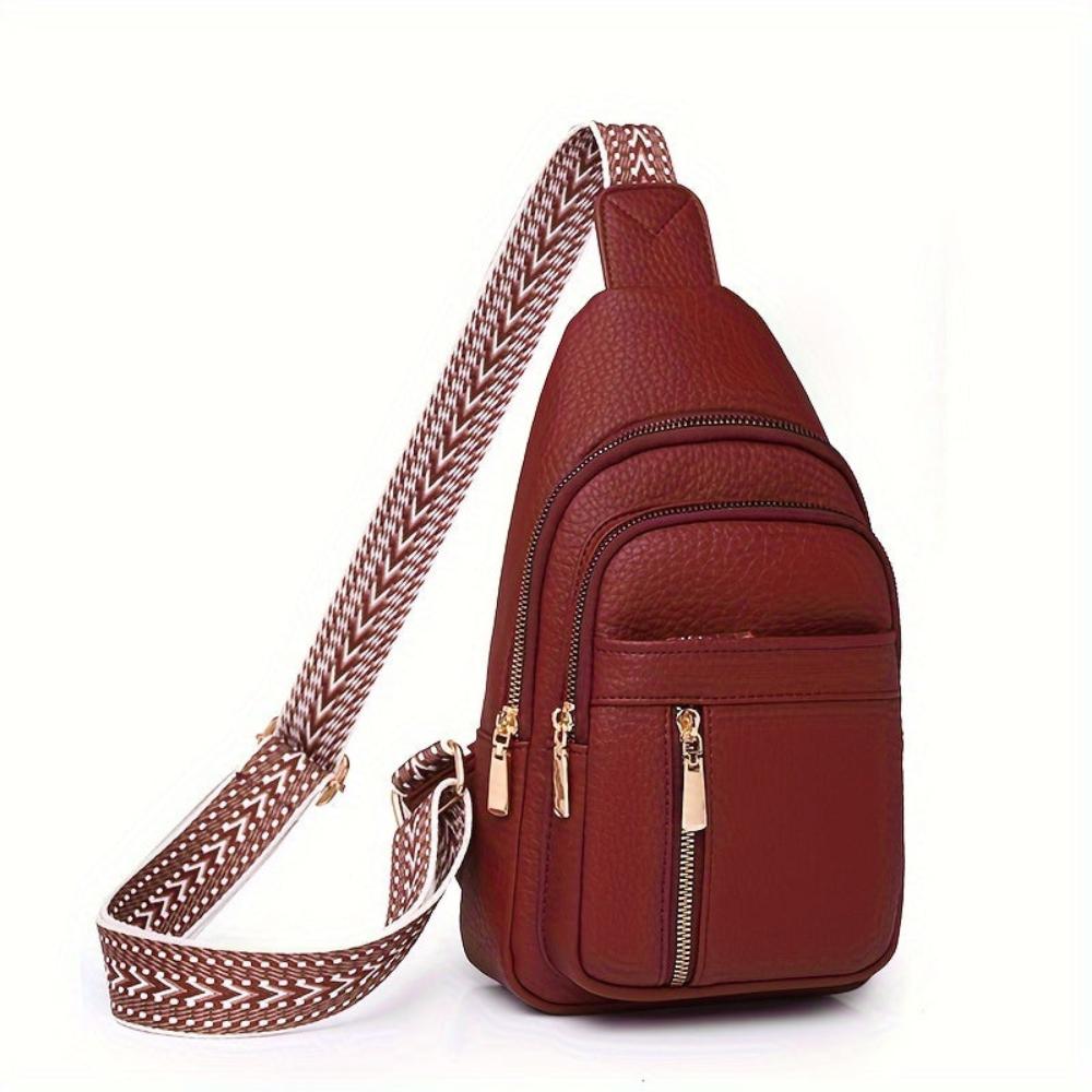 Margaret - Vegan Leather Sling Crossbody Bag