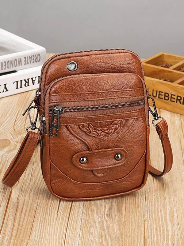 Beth - Vegan Leather Crossbody Phone Bag
