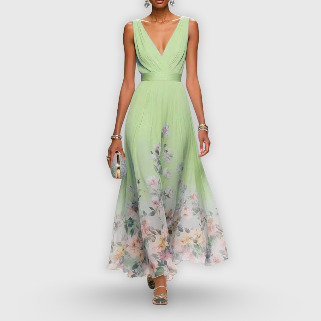 Robe midi légère Madeline pour femmes, élégante