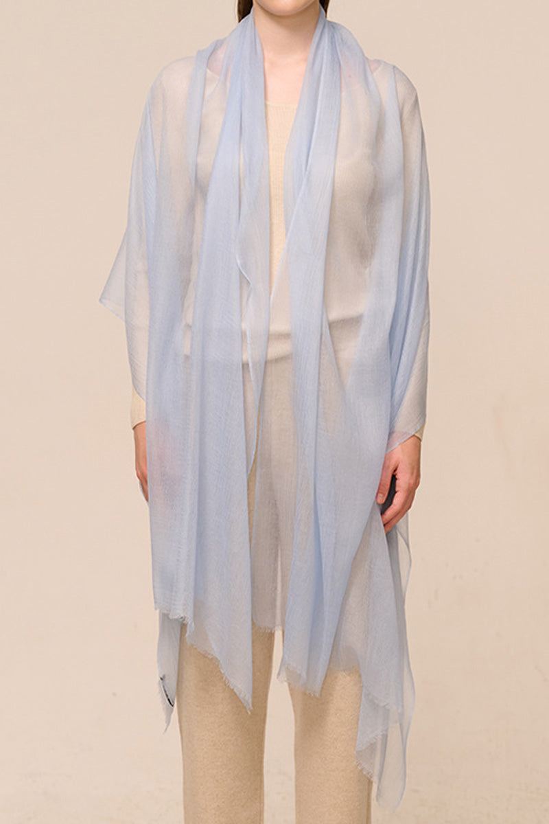 Sciarpa scialle oversize leggera da donna