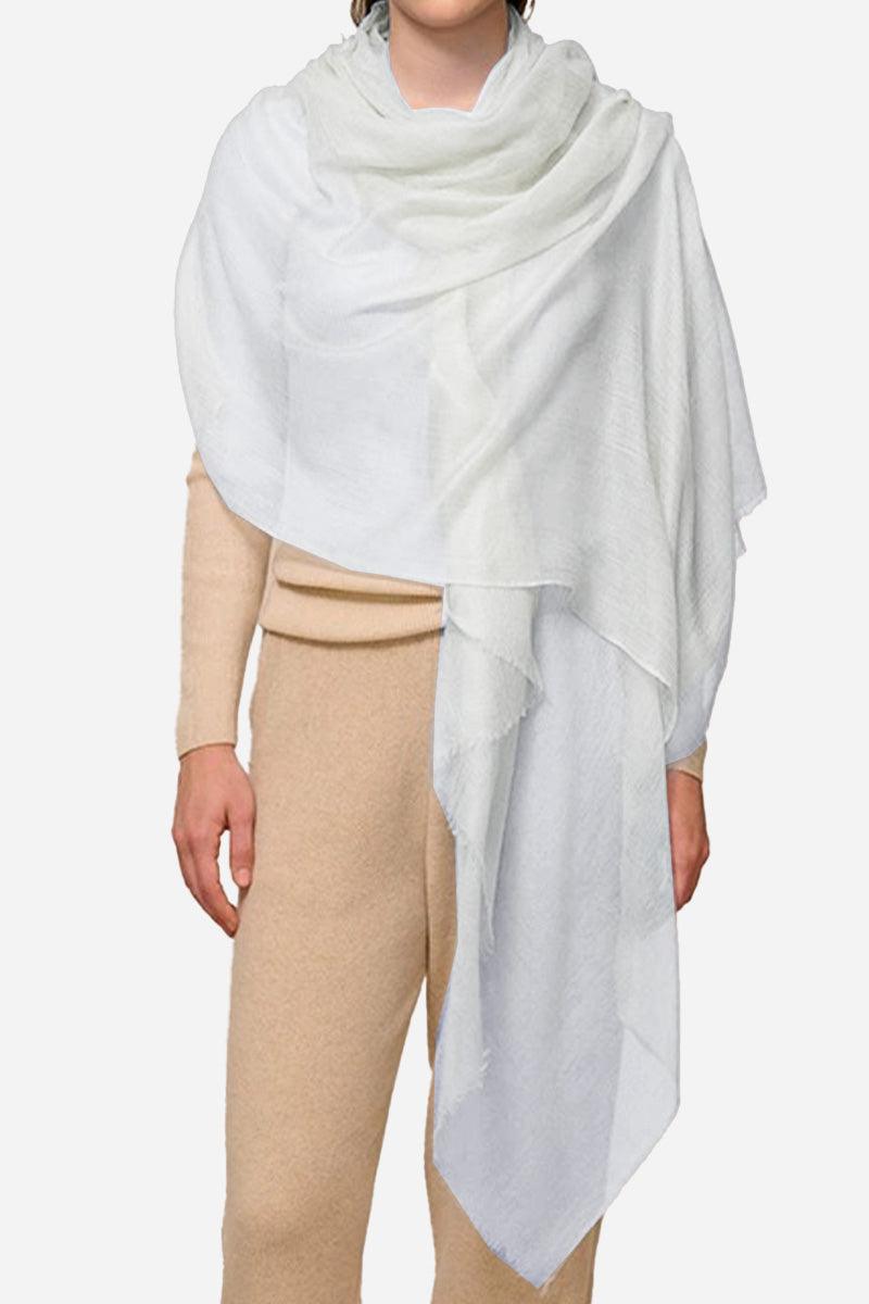 Sciarpa scialle oversize leggera da donna