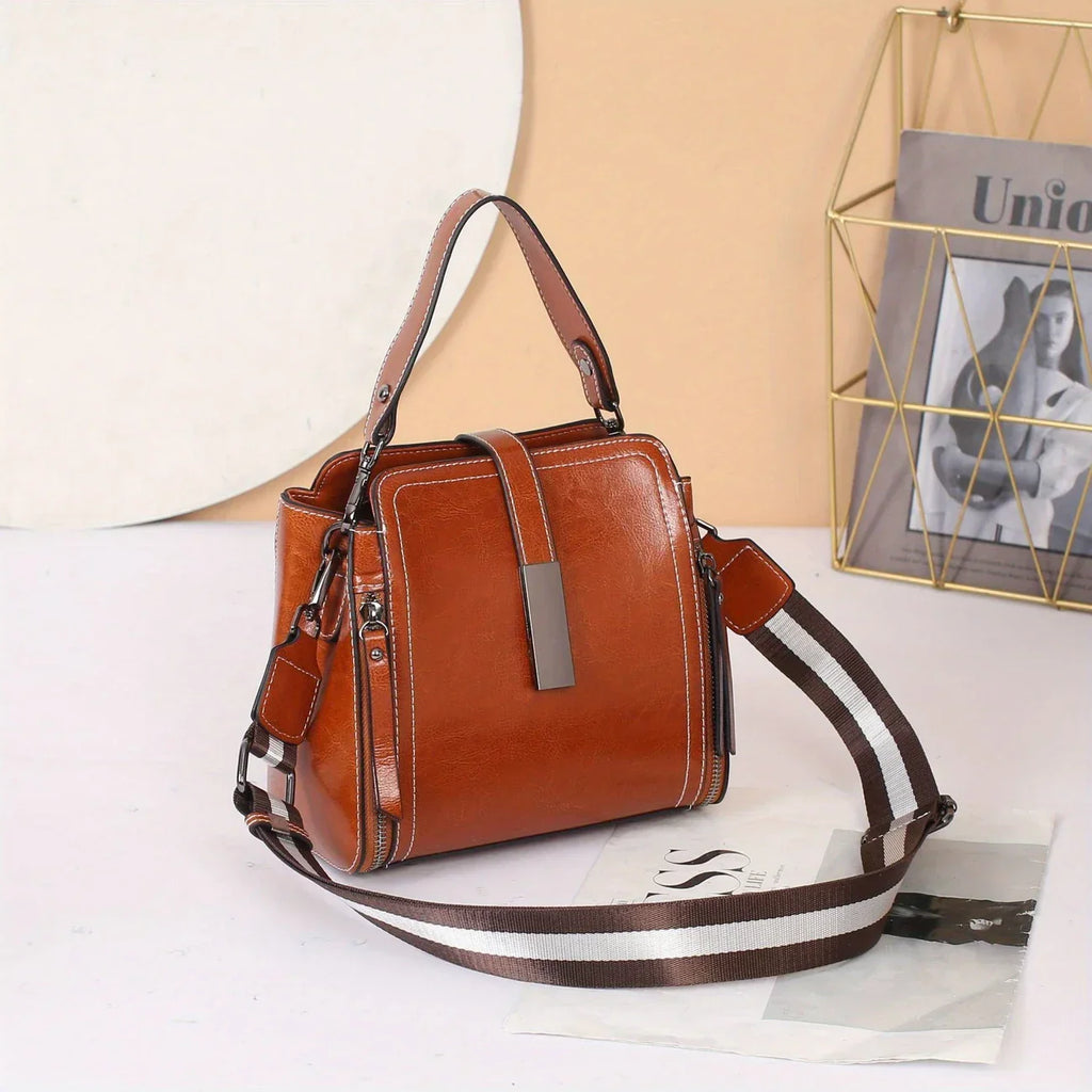 Ellen - Structured Satchel Handbag