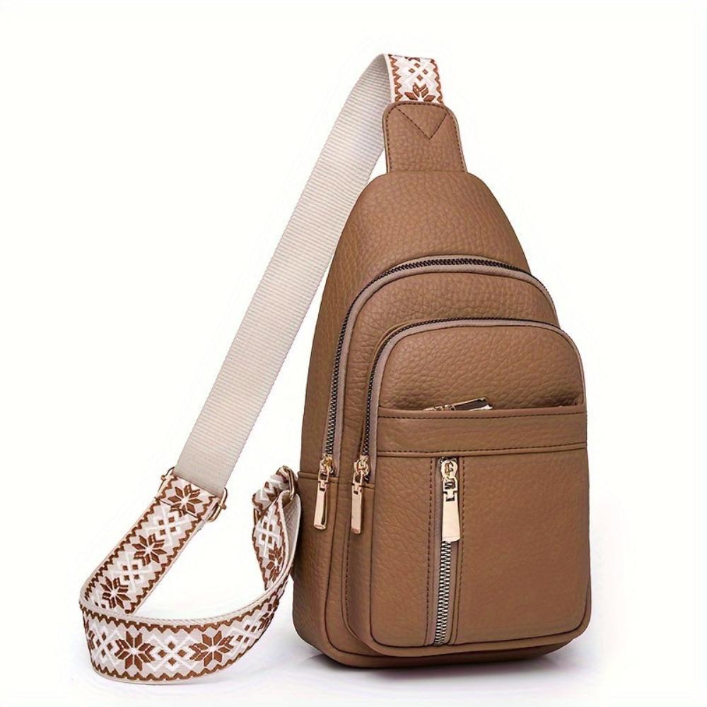 Margaret - Vegan Leather Sling Crossbody Bag