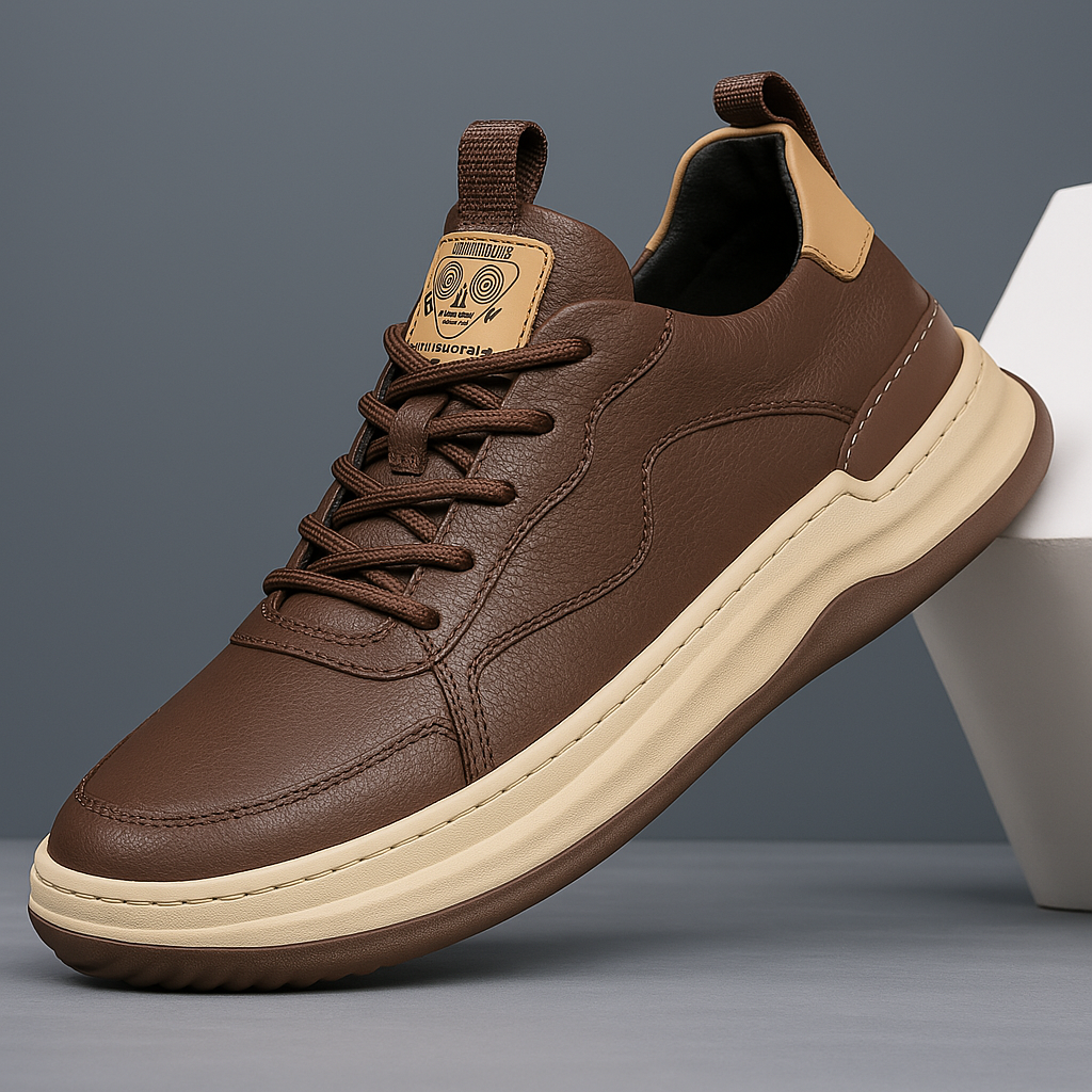 Men's Casual Low-Top Lace-Up Sneakers