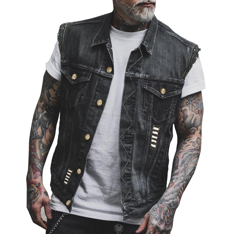Josiah - Denim Vest
