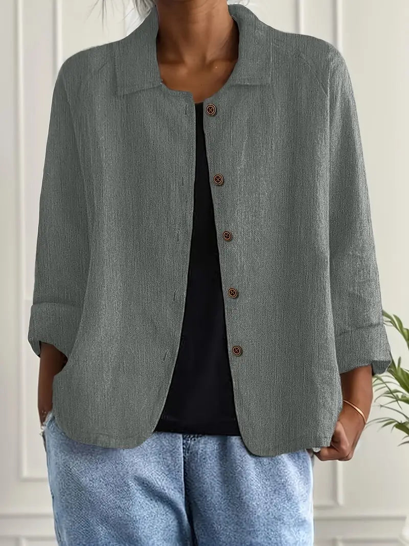 Cardigan casual da donna con bottoni