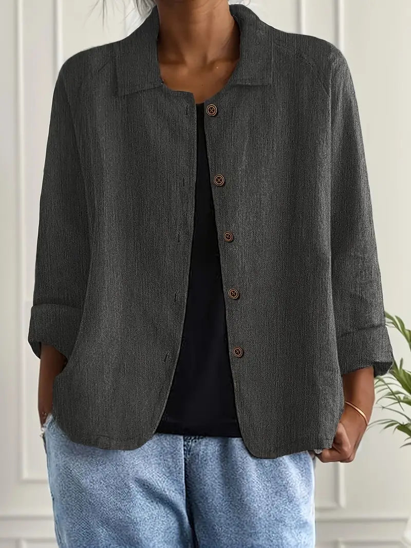 Cardigan casual da donna con bottoni