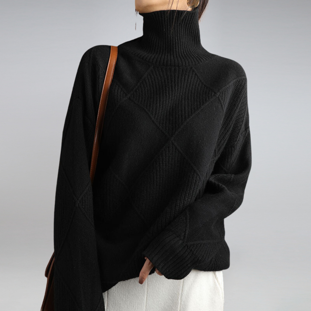 Women's Cozy Elegant Turtleneck Sweater