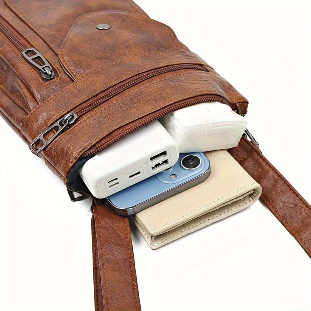 Rebecca - Vegan Leather Crossbody Shoulder Bag