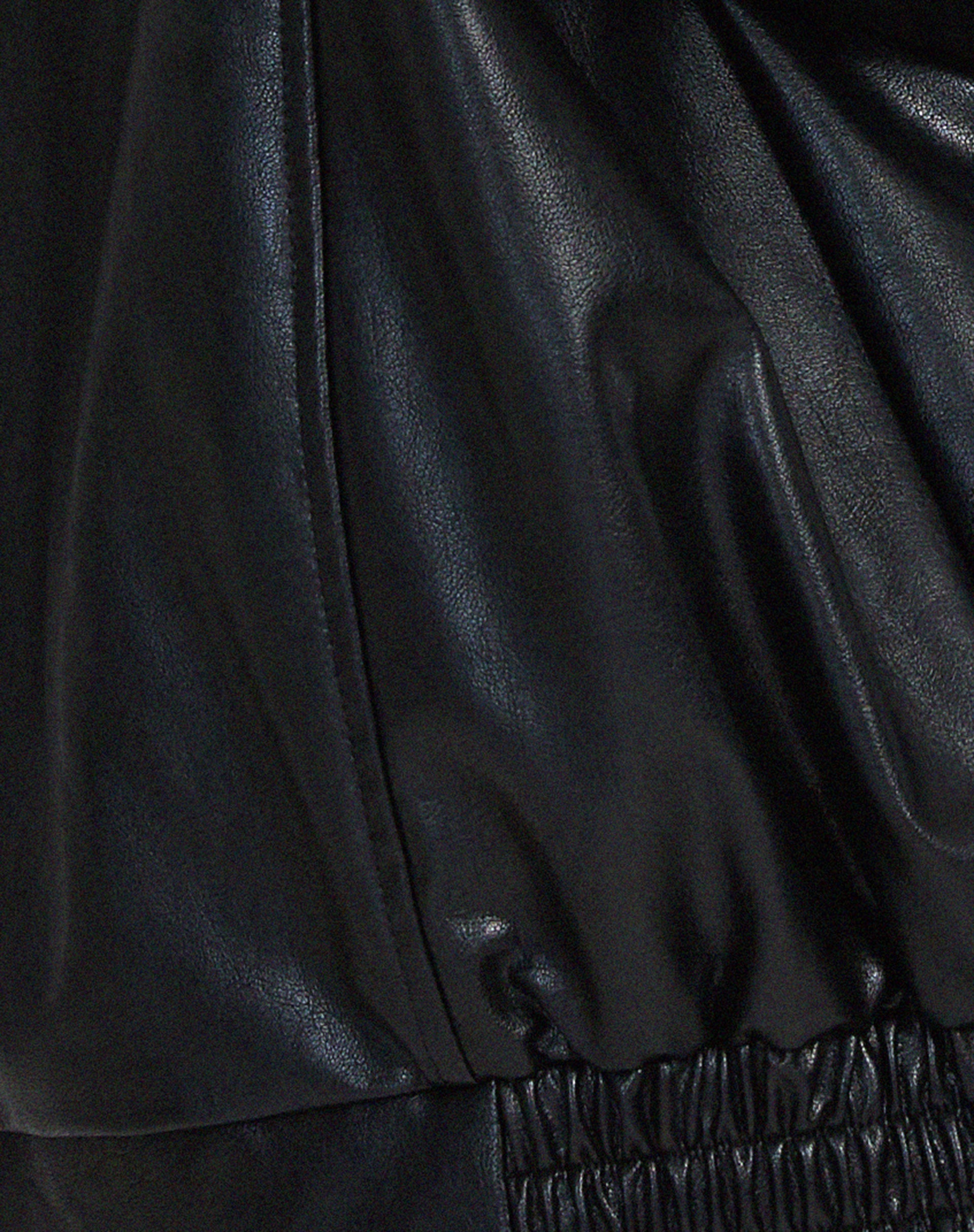 Giacca bomber oversize da donna in ecopelle