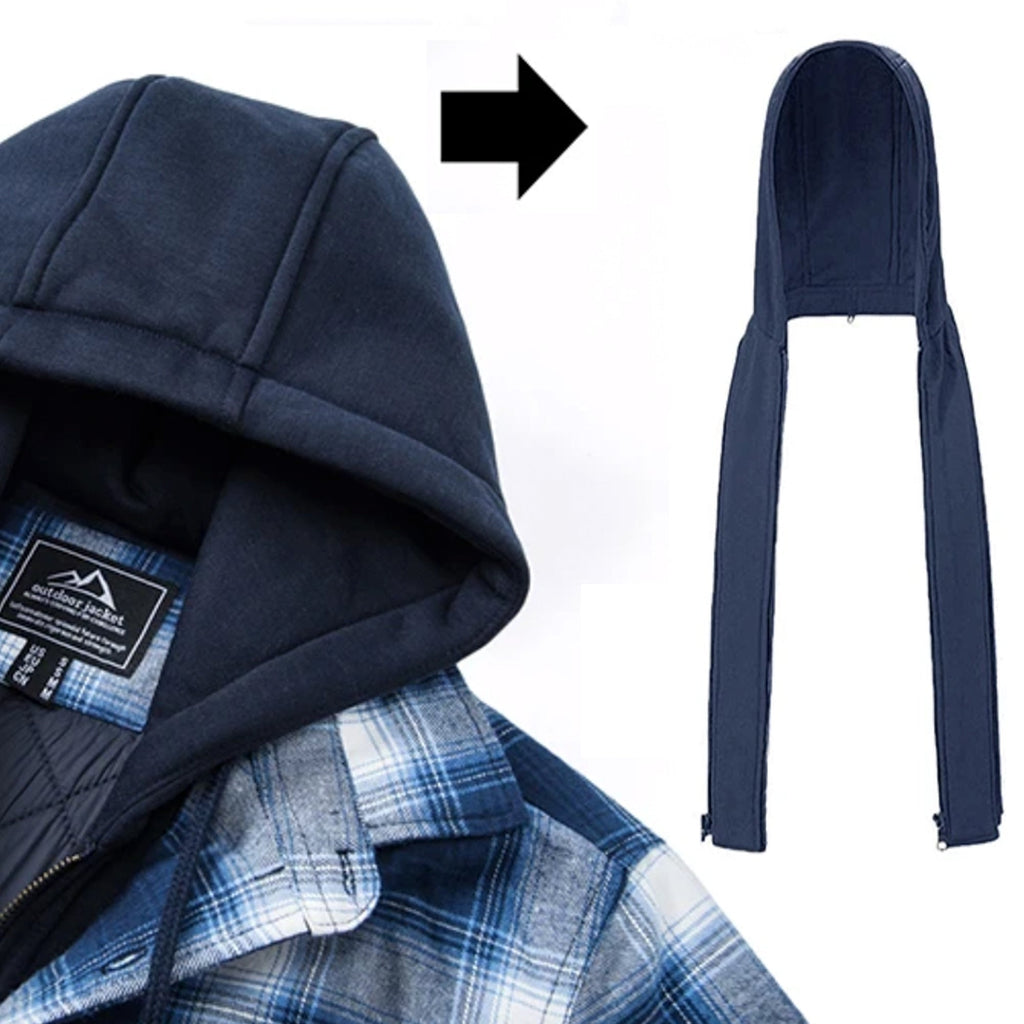 Parker - Checked Hooded Jacket