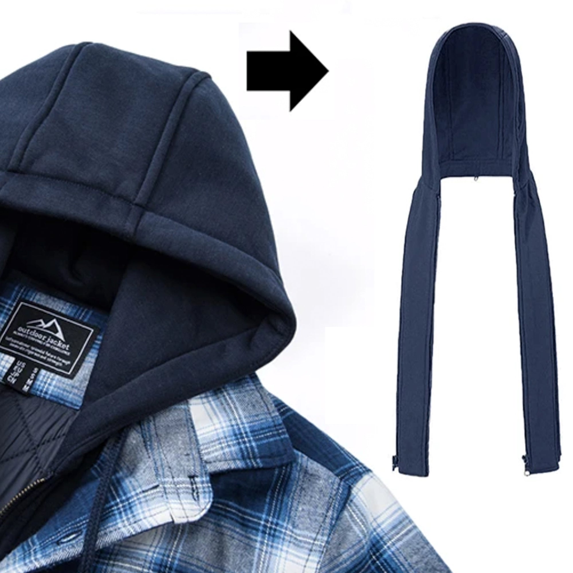 Parker - Checked Hooded Jacket