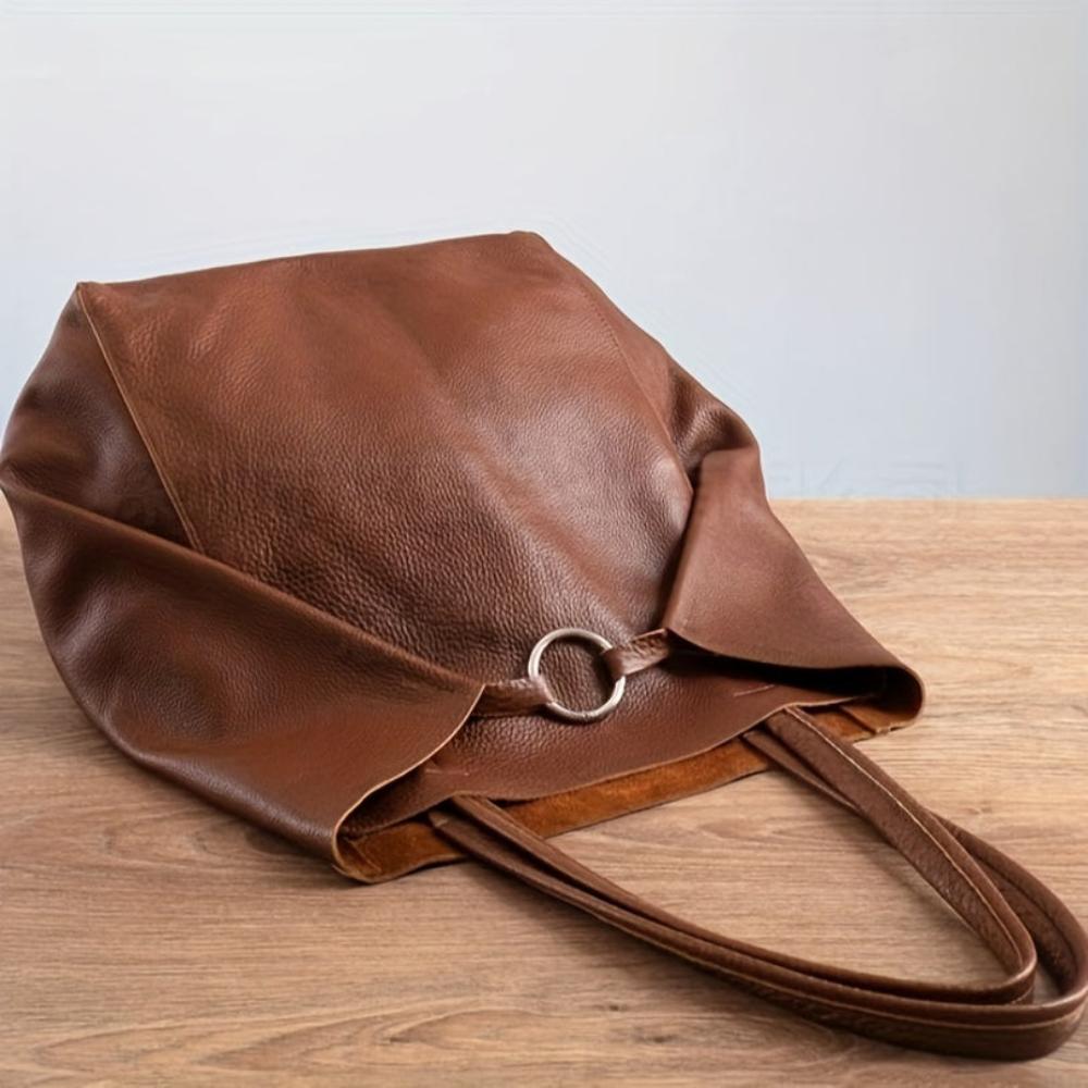 Heather - Vegan Leather Tote Bag