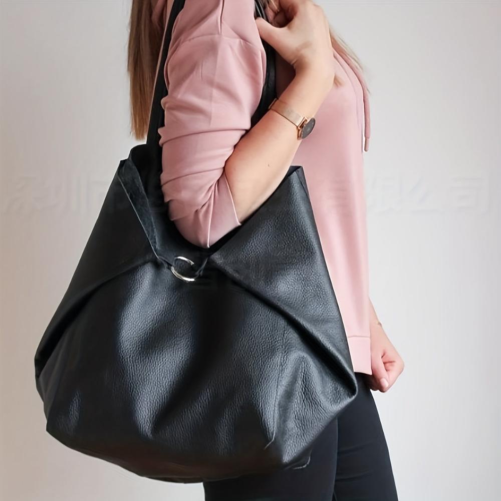 Heather - Vegan Leather Tote Bag