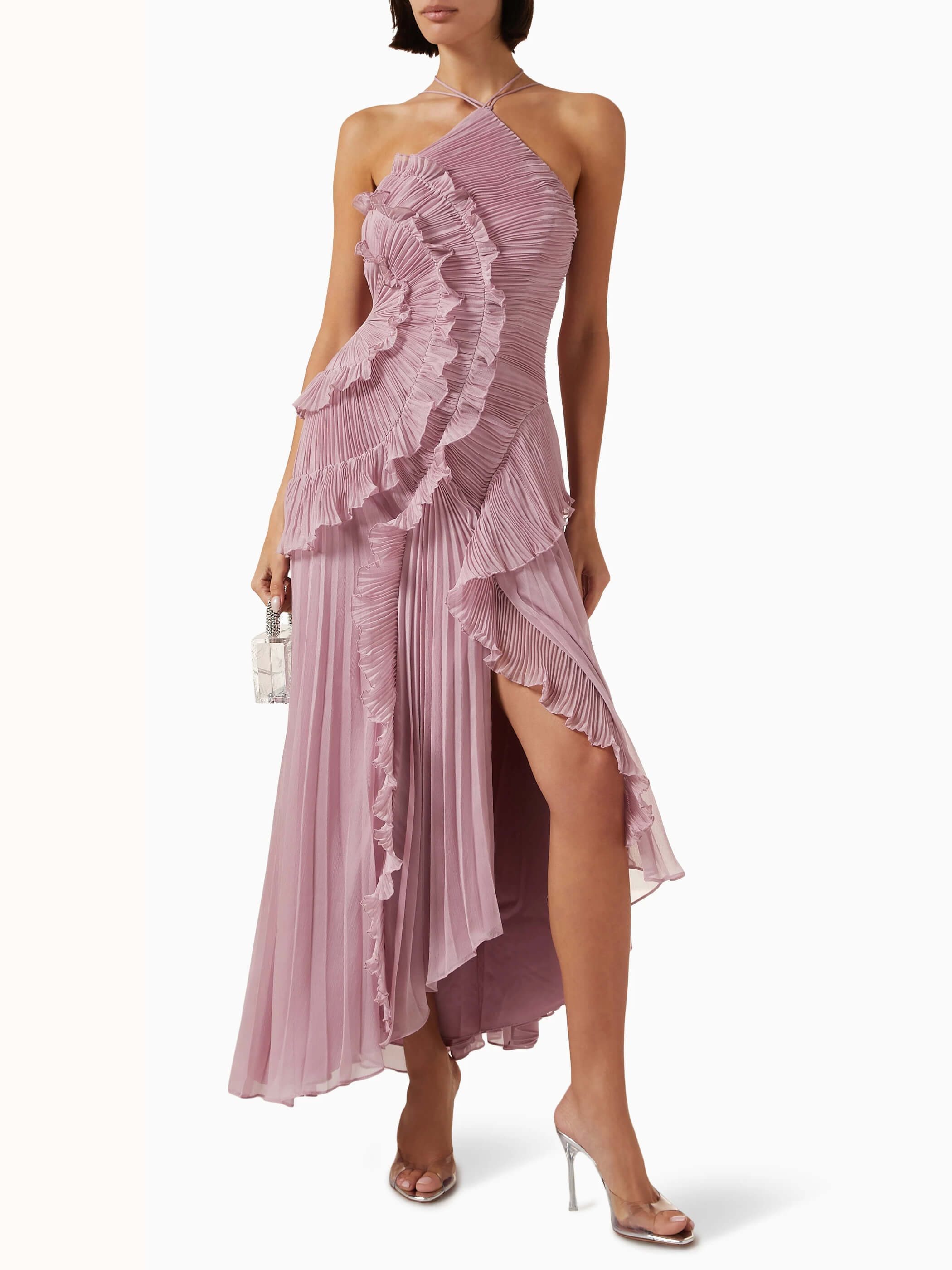 Avery - Asymmetric Pleated Dress