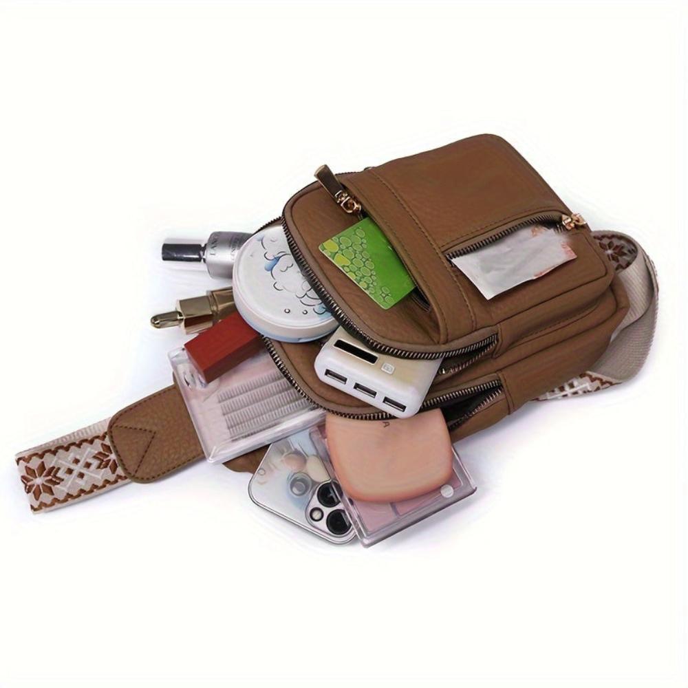 Margaret - Vegan Leather Sling Crossbody Bag