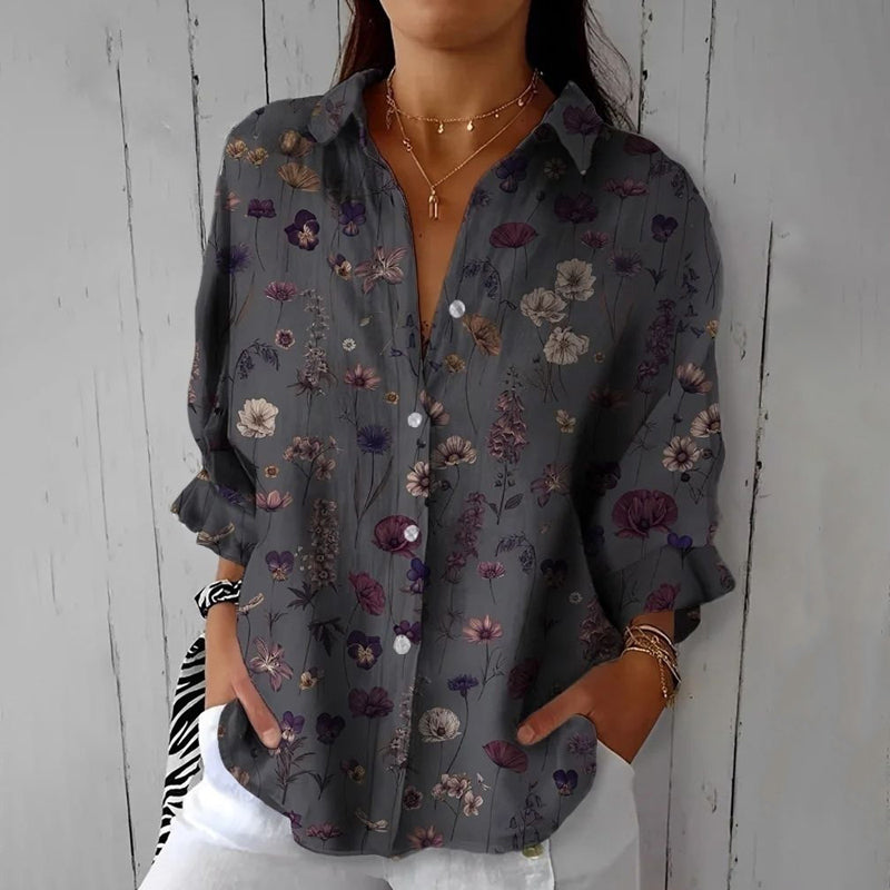 Leilani - Vintage Floral Blouse