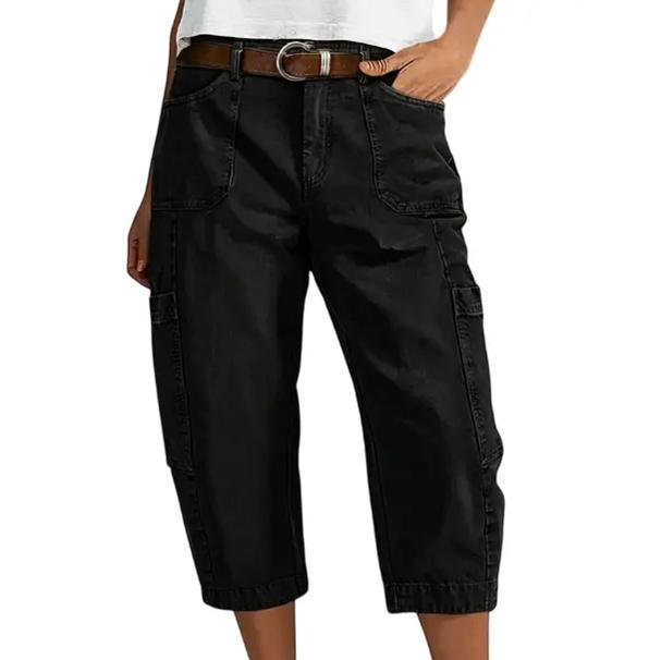 Women's Casual Mid-Rise Cargo Pants