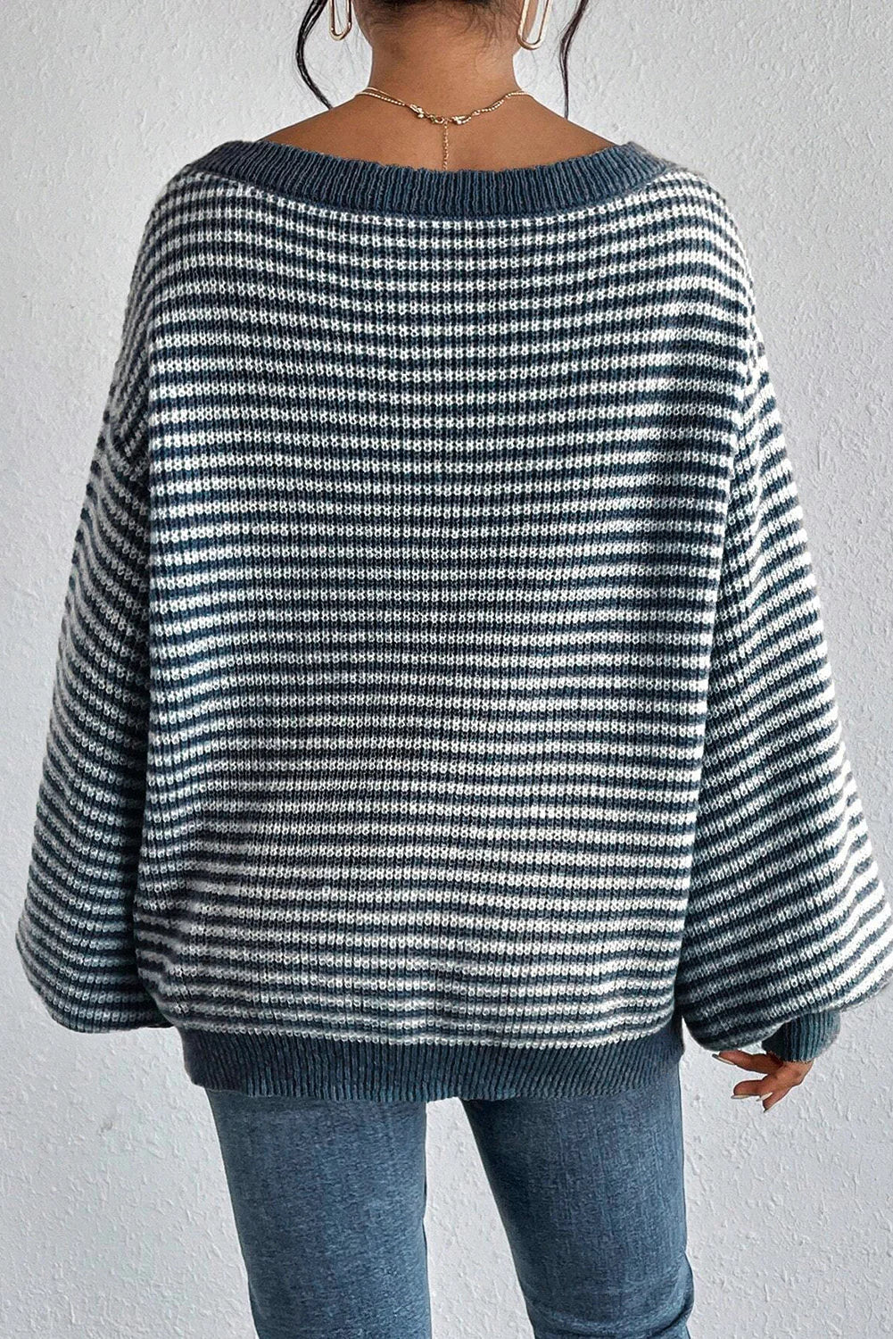 Pull tricoté patchwork coloré pour femmes