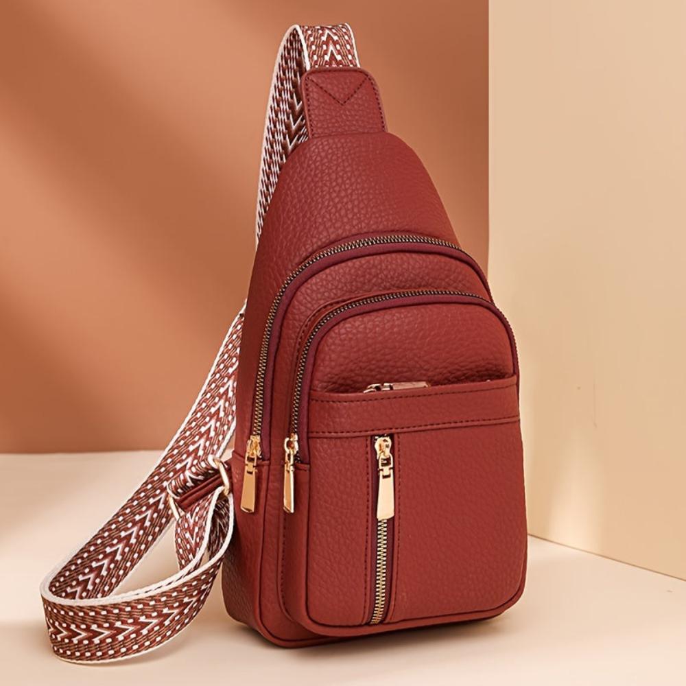 Margaret - Vegan Leather Sling Crossbody Bag