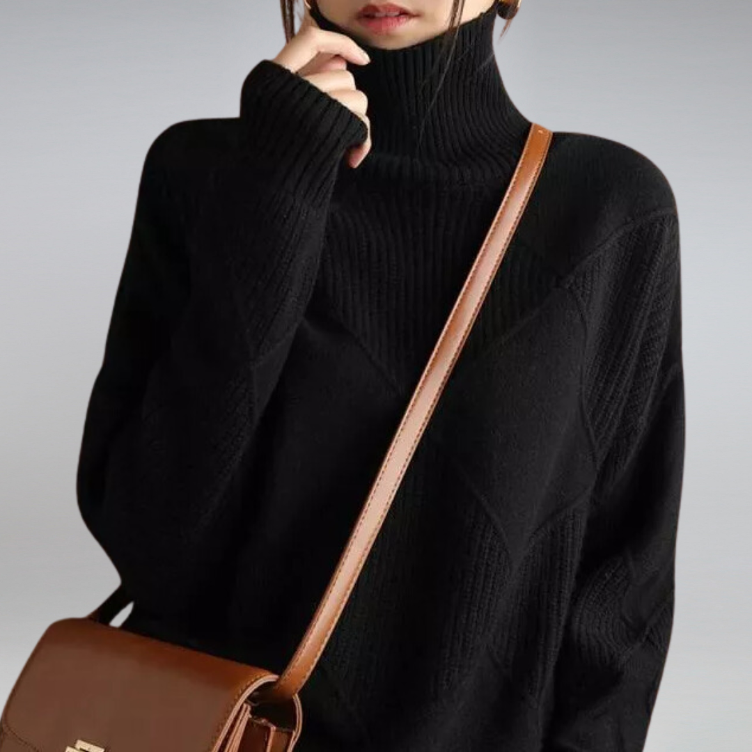 Women's Cozy Elegant Turtleneck Sweater