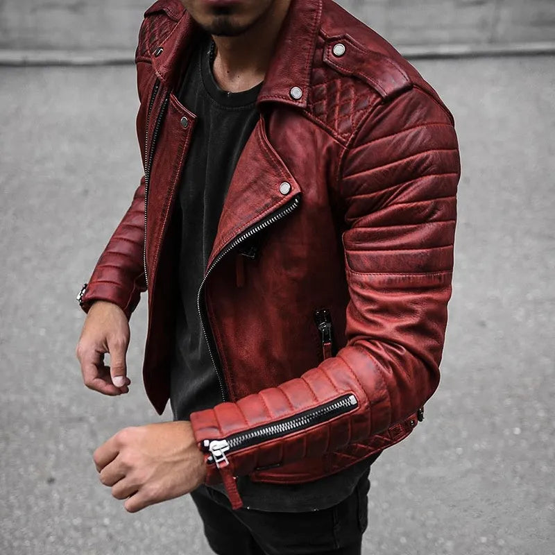 Isaiah - Men's Leather Jacket