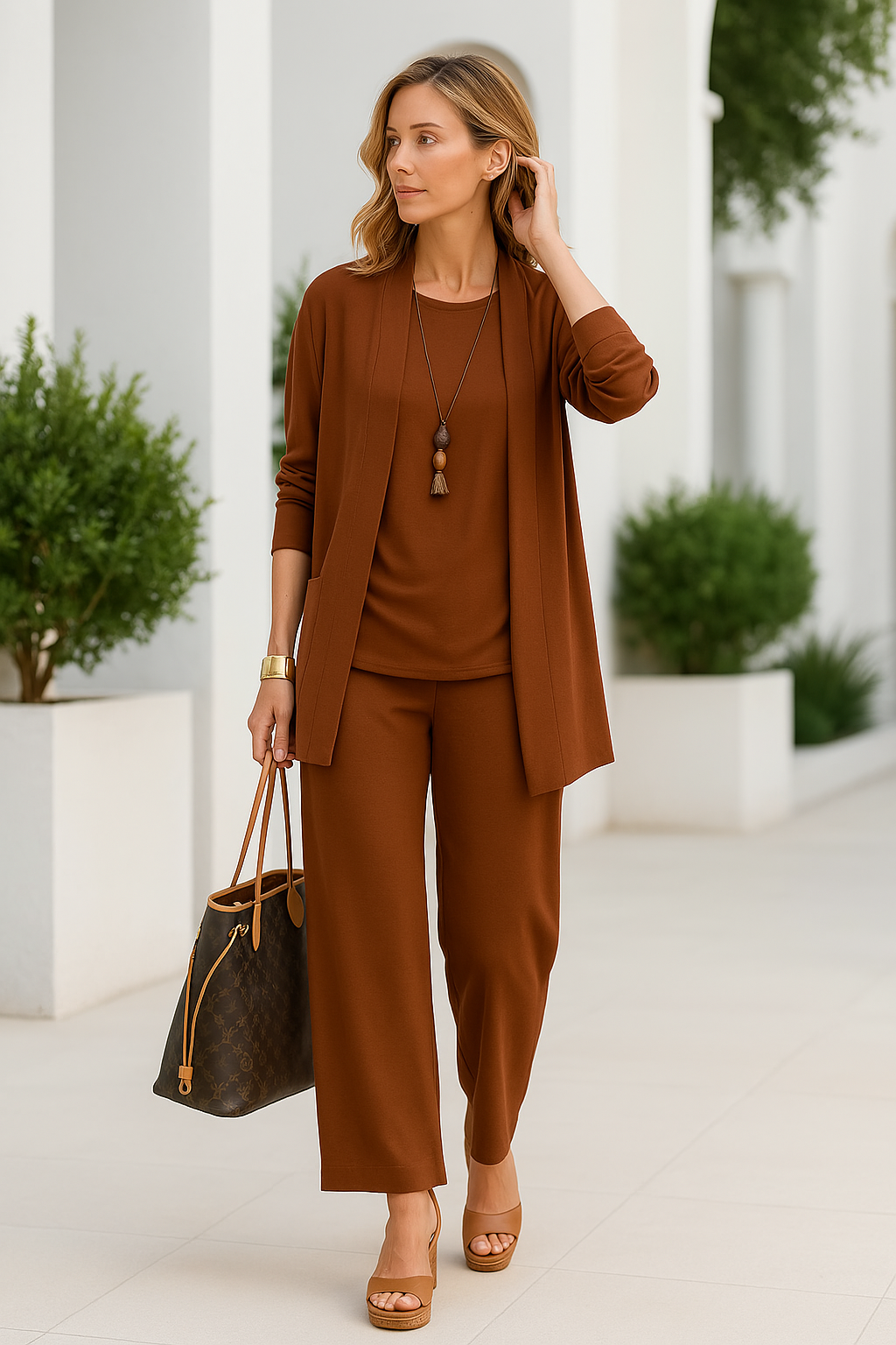 Women's Three-Piece Casual Lounge Set