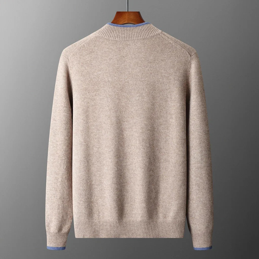 Kayden – Wool Zip-Up Sweater