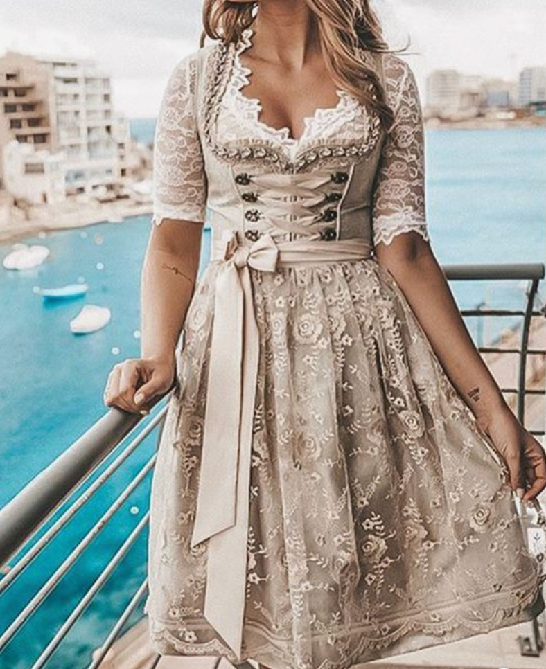 Kimberly - Lace Dirndl Dress
