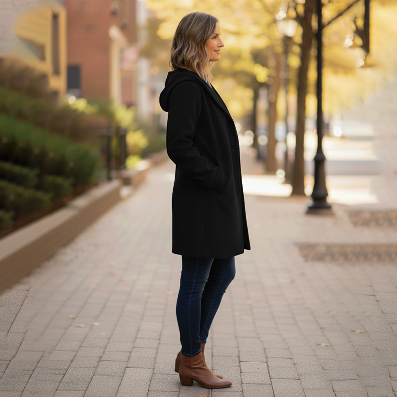 Erin – Oversized Hooded Coat