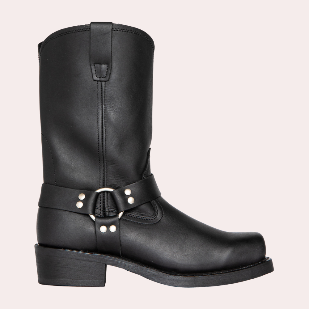 Men's Western Leather Boots Rodeo Style