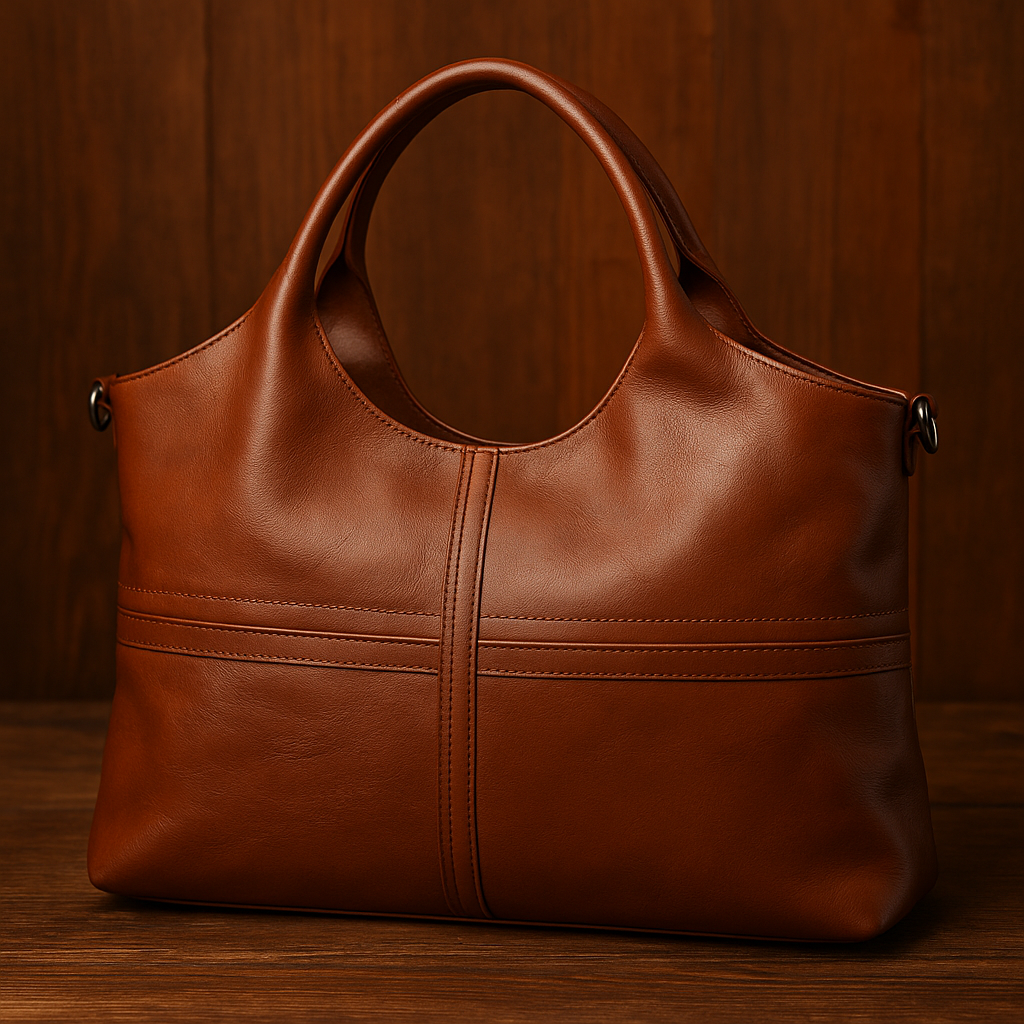 Laurie - Vegan Leather Structured Handbag