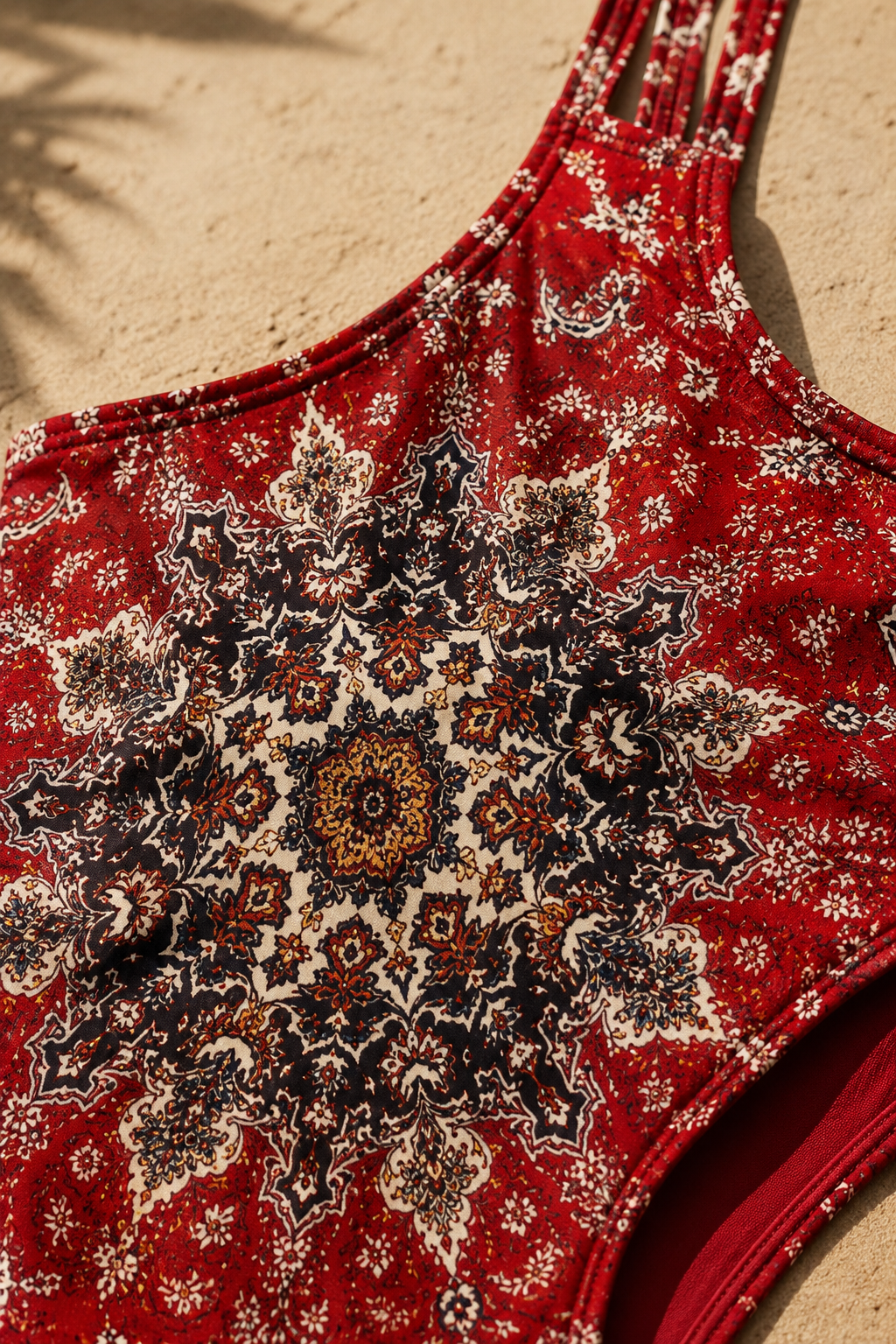 Women’s Printed High-Waisted Two-Piece Swimsuit