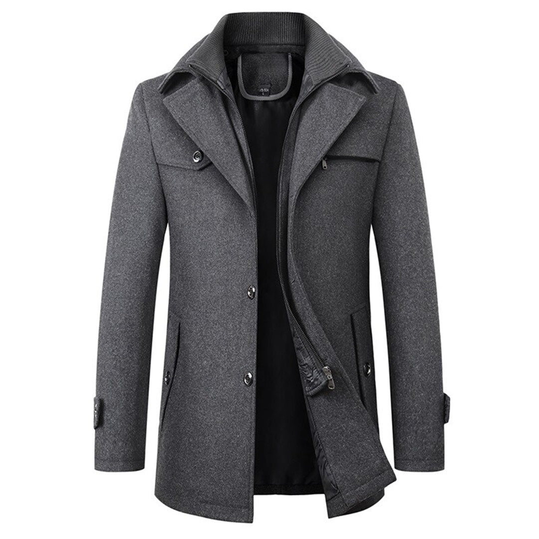Elijah - Wool Blend Overcoat