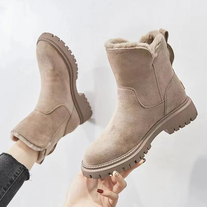 Kathryn - Faux Fur Ankle Boots