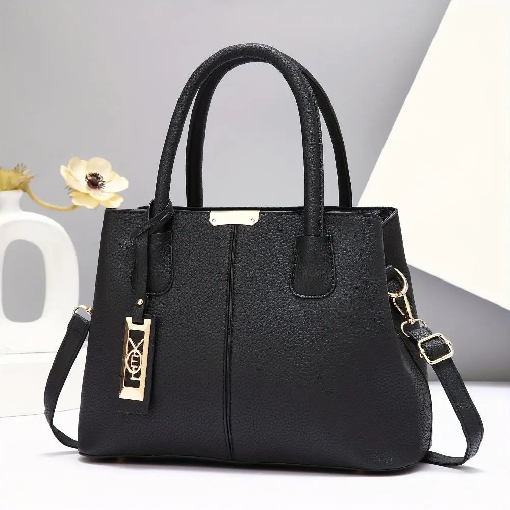 Martha - Vegan Leather Structured Handbag