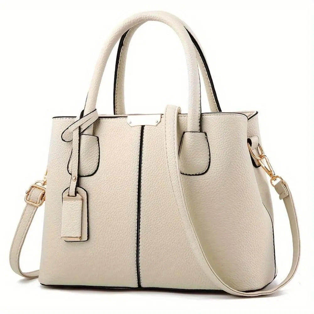 Martha - Vegan Leather Structured Handbag