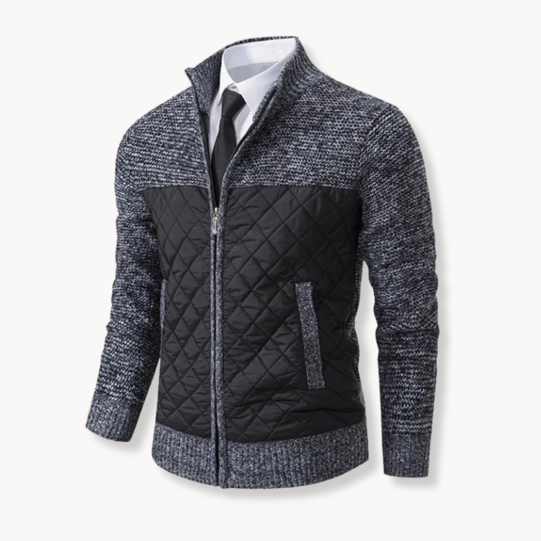 Mateo - Quilted Sweater Jacket