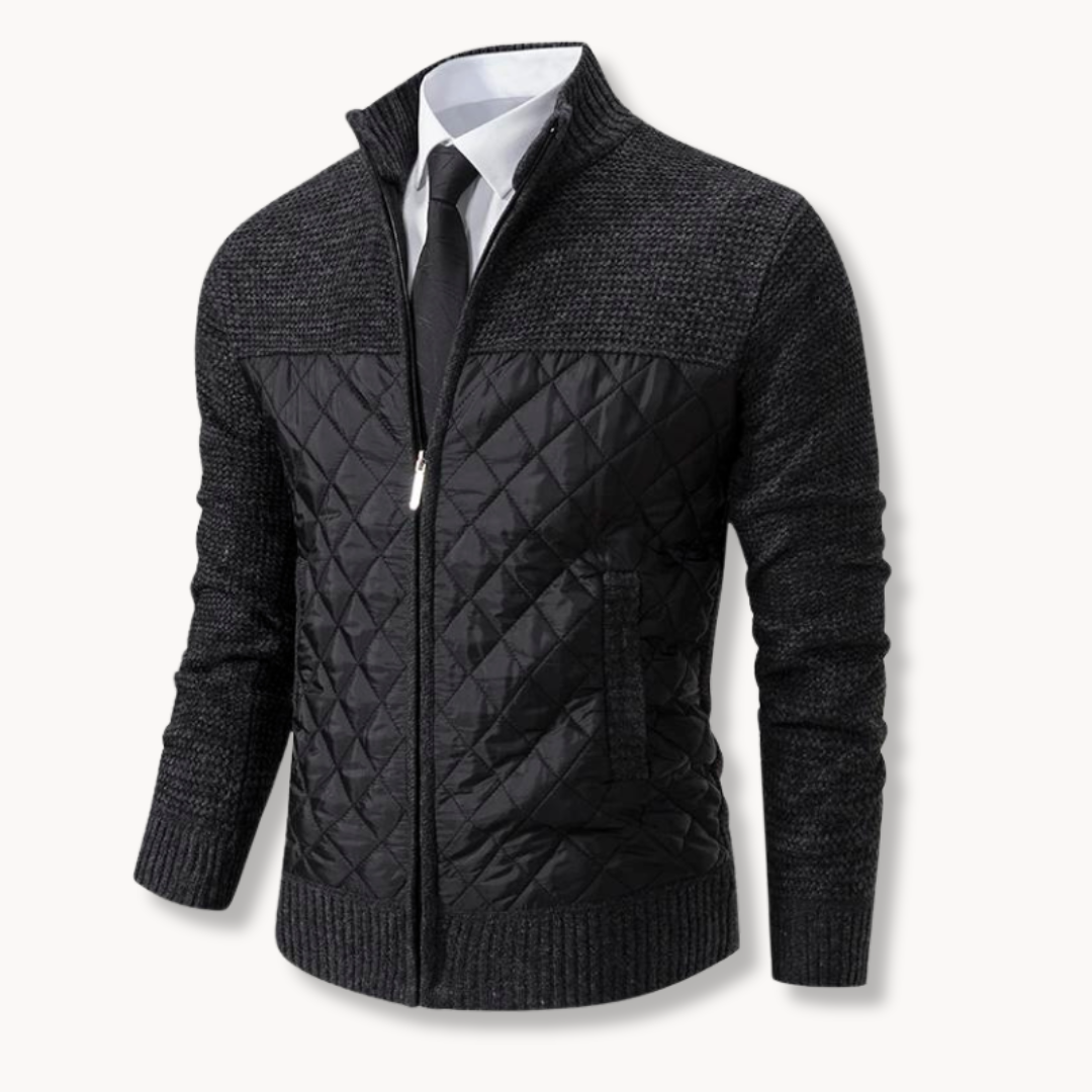 Mateo - Quilted Sweater Jacket