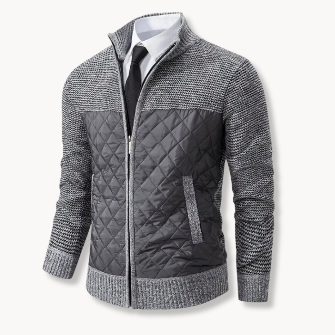Mateo - Quilted Sweater Jacket