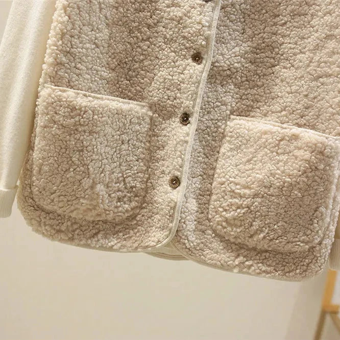 Women's Button-Up Sleeveless Fleece Layering Vest