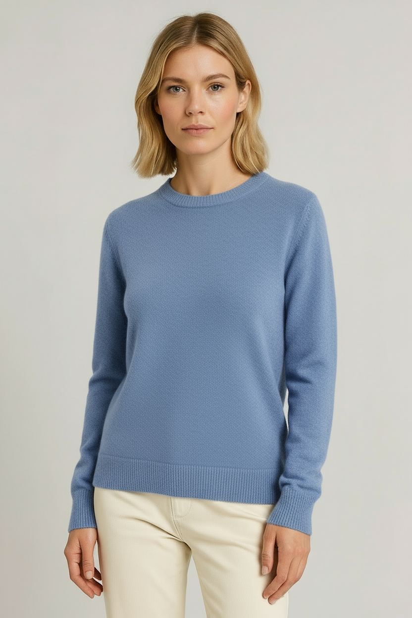 Women's Classic Crew Neck Pullover Sweater