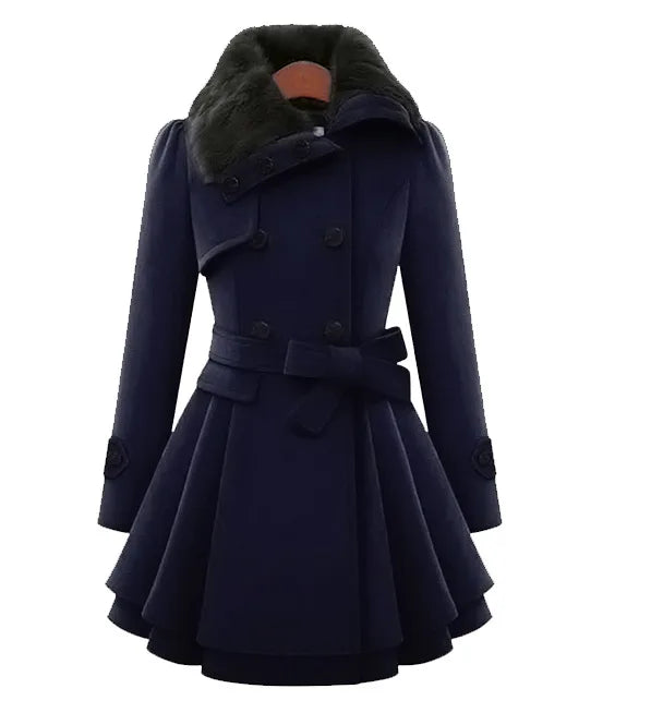 Natalie - Wool Trench Coat