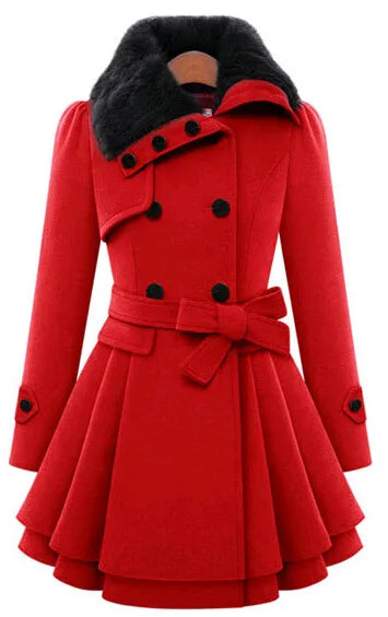 Natalie - Wool Trench Coat