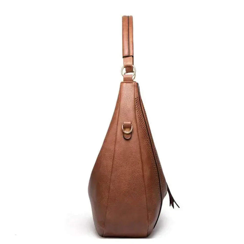 Jean - Vegan Leather Slouchy Hobo Bag