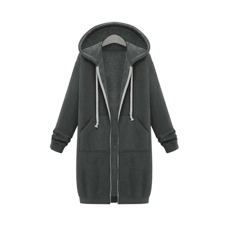 Bonnie - Longline Zip Hoodie